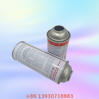 Gepersonaliseerd logo Butane gas tank met rechte wand