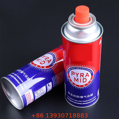Butaangascontainer 65 x 158 mm Verpakkingsinhoud voor gas en lichter gas