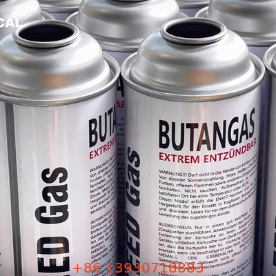 Gepersonaliseerd logo Butane gas tank met rechte wand