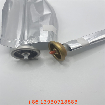 Persoonlijke capaciteit Zilvercilinder Aerosol Bag Op Valve Met Leak Proof Plastic