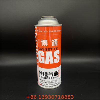 Draagbare butangasbak voor campingkachels. 250g hoge-efficiëntie butangaspatroon.