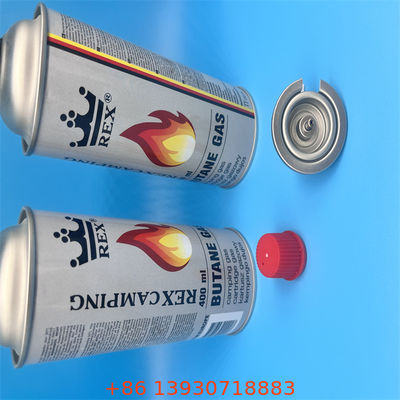 Butaankachelventiel met rode veiligheidskap voor draagbare campingkachels