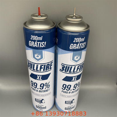 Empty Butane Fuel Canisters Ready-to-Fill Vessels for Premium Fuel