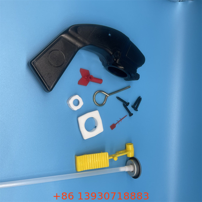 Compacte brandblusventiel voor draagbare veiligheidsapparatuur met een lichtgewicht en lekkagebestendige constructie