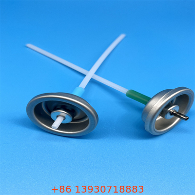 Eenmalig gebruik gemeten aërosolklep sproeipercentage 50/75/100/120/150/200mcl met aluminium lichaam en pakket afdichting