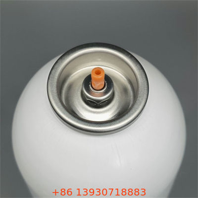 Haarkleur aërosolklep voor salon spray toepassingen    Cosmetische dispenseerklep voor tijdelijk haarkleurmiddel gebruik