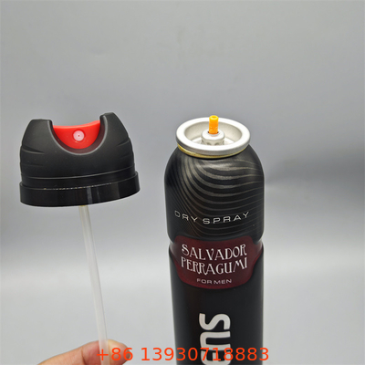 High-End Deodorant Body Spray Valve voor luxe cosmetica met metalen accenten en Micro-Fine Mist-technologie