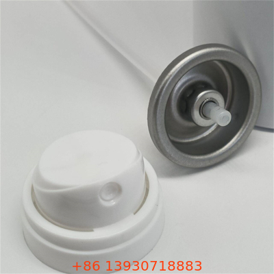 Anti-verstopping droogshampoo sprayventiel voor dikke formules met consistente flow