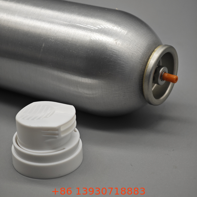 Metalen actuator van 1 inch met een schuimklep voor het scheeren van binderplaten voor chemische aerosol metalen blikjes