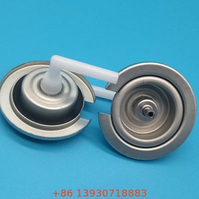 Efficient Compact Gas Canister Valve for Lighter Refill Fuel Canisters with Self-Sealing Nozzle Design