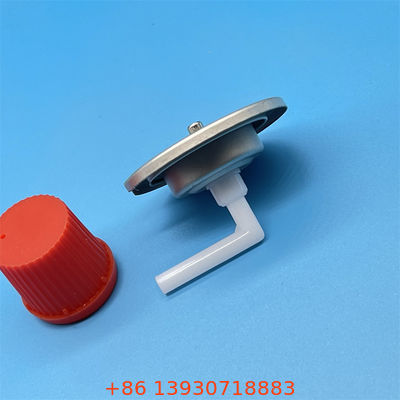 Draagbare gaskachelventil met rode dop ideaal voor kamperen, picknicken, buiten koken