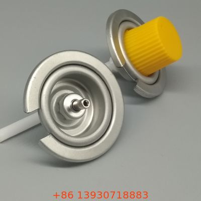 Duurzame metalen butangaspatroonklep