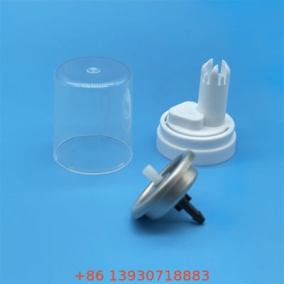 Een inch omgekeerde aluminium klep voor haar mousse blikken voor styling schuim producten