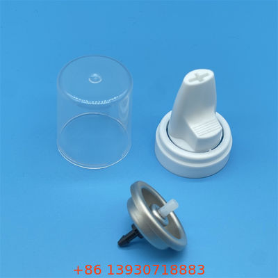 Een inch omgekeerde aluminium klep voor haar mousse blikken voor styling schuim producten