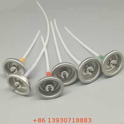 Aërosolventiel met doseerapparaat met aanpasbaar afgiftesysteem voor nauwkeurige dosering