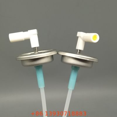 Aërosolventiel met doseerapparaat met aanpasbaar afgiftesysteem voor nauwkeurige dosering