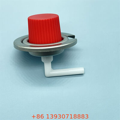 Hoogprecisie-butangascontainer-aërosolklep voor draagbare kachels en fakkels met lekbestendigheid