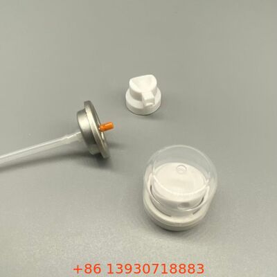 Ultra-fijne mist spuitstuk aërosolklep voor droge shampoo met residuvrije prestaties en 360 graden werking