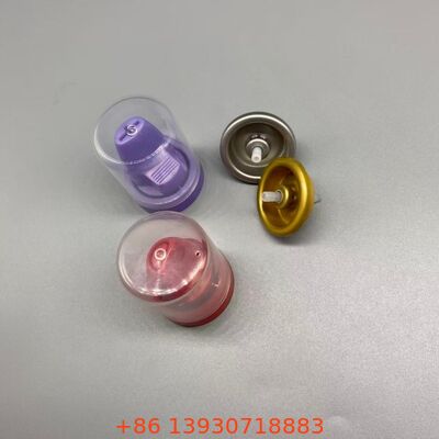 Aluminium constructie corrosiebestendig aerosol spuitklep met 360 graden functionaliteit voor haarmousse