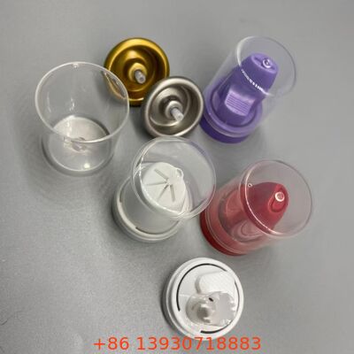 Aluminium constructie corrosiebestendig aerosol spuitklep met 360 graden functionaliteit voor haarmousse