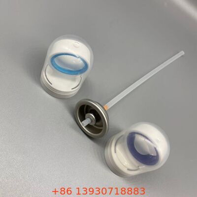 Zonnebrandcrème-aerosolventiel met veiligheidsafdekking voor continue spray-zonbeschermingstoepassingen