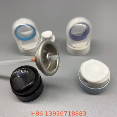 Aerosol zonnebeschermingsspuitklep met gecontroleerde uitgangstechnologie, verstoppersbestendige spuitstuk en 360 graden werking