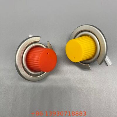 Robuuste 1-inch buitenkookplaatklep met rode kap