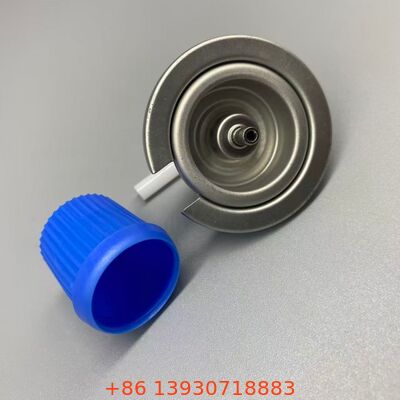 Duurzame 1-inch buitenkookplaatklep met beschermende rode dop