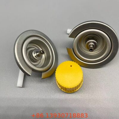 Duurzame 1-inch buitenkookplaatklep met beschermende rode dop