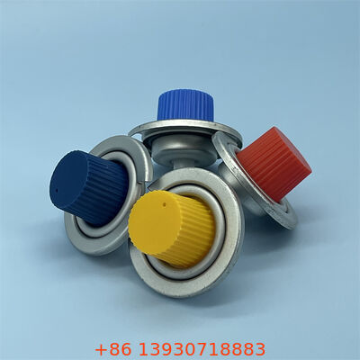 Heavy-Duty 1-Inch Outdoor Cooking Stove Valve with Red Safety Cap