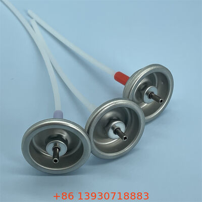 Precies gemeten aërosolklep met metalen stam en verstelbare sproeisnelheid voor lekkageweerstand