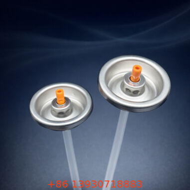 Leekbestendige schuimklep voor scheersysteem