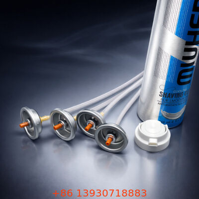 Leekbestendige schuimklep voor scheersysteem