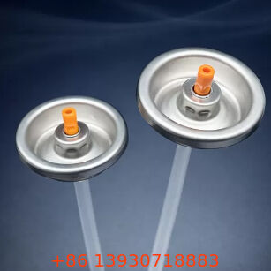 Leekbestendige schuimklep voor scheersysteem