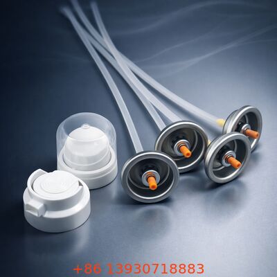 Leekbestendige schuimklep voor scheersysteem