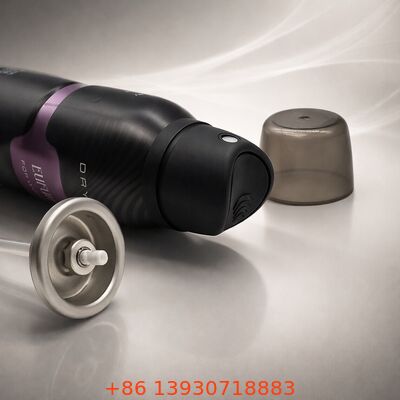 53 mm doorlopend sproeiventil voor deodorant-aerosolverpakkingen