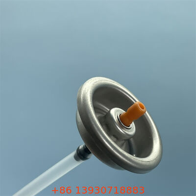 Ergonomisch spuitventiel voor spuittoepassingen van schoen- en sokkenaerosolen