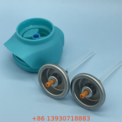 Duurzame aërosolklep met nauwkeurige sproeikontrole, lekbestendige vormgeving en ergonomische actuator voor schoenensproeikansen