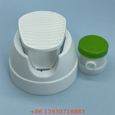 Innovatieve aërosolklep en actuator voor schoenen en sokken