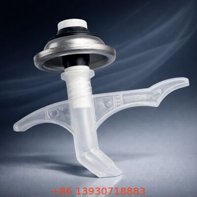 Een-inch PU-schuimklep met uitgebreide dipbuis en tinplateconstructie voor onder druk gelegd schuim