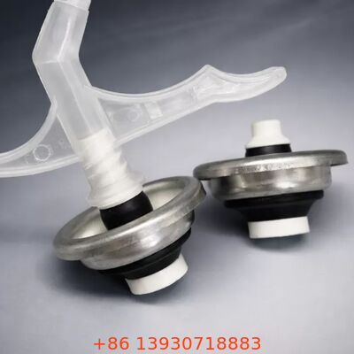 Eén inch PU-schuimklep met uitgebreide dipbuis en tinplateconstructie voor stabiel dispenseren