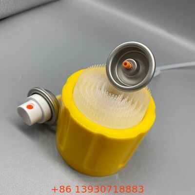 1 inch Foam Cleaner Aerosol Valve met geïntegreerde borstelkap voor Auto Interieur Reiniging Spray