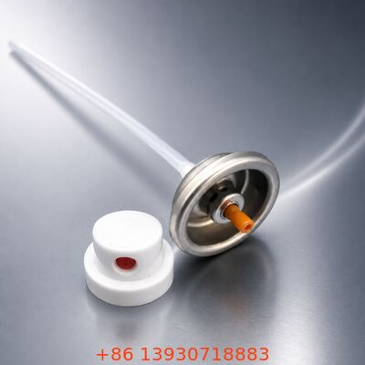 1 inch Foam Aerosol Valve Assembly met metalen + plastic componenten en 57mm / 65mm Cap Opties