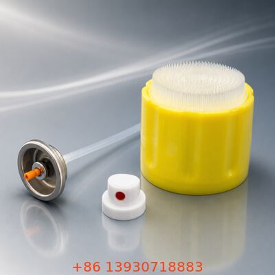1 inch Foam Aerosol Valve Assembly met metalen + plastic componenten en 57mm / 65mm Cap Opties