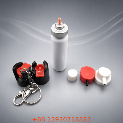 Pepperspray Valve Actuator Zelfverdediging Aerosol Dispenser Valve voor stedelijk dagelijks dragen Compact betrouwbaar noodgebruik