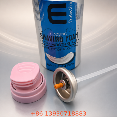 Controlled Foam Dispensing Shaving Foam Valve with Leak-Resistant Design for Various Aerosol Containers