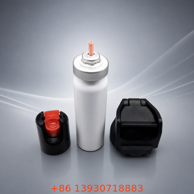 20 mm Aluminium Continuous Valve Set voor Pepper Spray Aerosol Packaging met aanpasbaar spuitpatroon