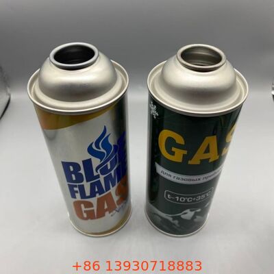 Kasset gas hoge druk 18-21 bar Aerosol lege blik 65mm 57mm