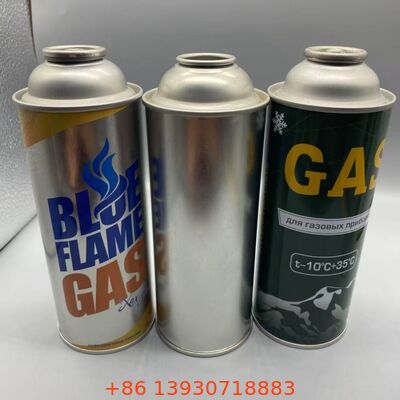 Tinplate 65mm Refillable Butane Gas Canister for Premium Storage Stability