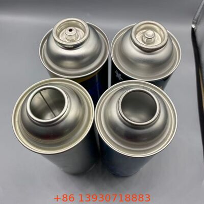 Kasset gas hoge druk 18-21 bar Aerosol lege blik 65mm 57mm